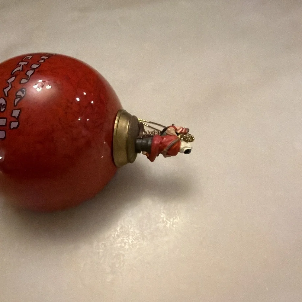 Vtg 1998 Bradford Editions Norman Rockwell Christmas Ornaments Set Of 2 Santa - Picture 8 of 9